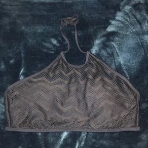 Black bathing suit top